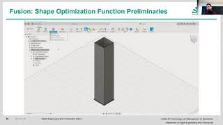 Lecture 41 Tutorial on Shape Optimization using Fusion 360 [upl. by Rea]