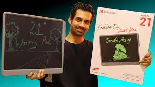 Portronics Ruffpad 21 Inch BIG Writing pad Unboxing ⚡⚡ [upl. by Cattima346]