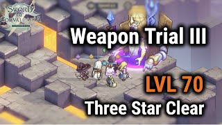 Sword of Convallaria Weapon Trial 3  Level 70 [upl. by Kehsihba]