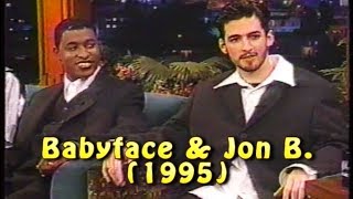 Babyface amp Jon B Interview amp Performs quotSomeone To Lovequot 1995 [upl. by Jarl439]