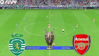 FC 24  Sporting CP vs Arsenal  UEFA Champions League Group Stages  PS5™ Gameplay [upl. by Emarie]