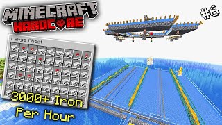 I BUILD A BIGGEST IRON FARM IN MINECRAFT HARDCORE SERIES 6 [upl. by Eniarrol]