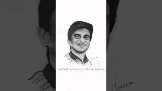 Vilas Nayak painting by Artist Mousom Bharadwaj shorts viral art draw vilas nayak painting speed [upl. by Idihsar]