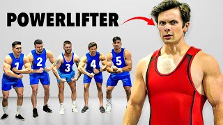 5 Bodybuilders vs 1 Powerlifter [upl. by Itin755]