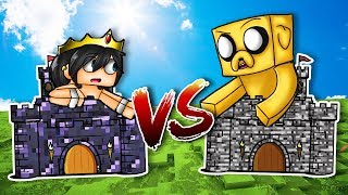 ¡CASTILLO DE BEDROCK VS CASTILLO DE OBSIDIANA 🏰😱 EL NUEVO RETO DE MINECRAFT [upl. by Amak]