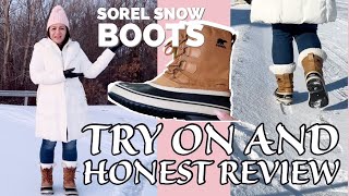 Sorel Snow Boots HONEST Review [upl. by Marina]