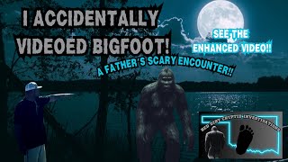 Accidental Bigfoot Sighting A Fathers Terrifying Encounter at the Lake Real Video Evidence [upl. by Anola]