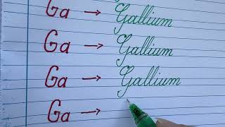 Beautiful handwriting I Calligraphy I Handwriting practice  Gallium I [upl. by Aciret]