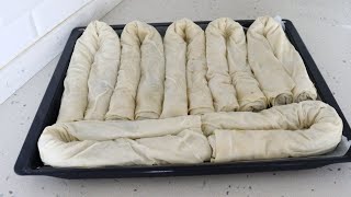 HAMUR YOK Açma Yoğurma YOK Yiyenler EL Açması SANDI Çıtır BÖREK [upl. by Aridnere]