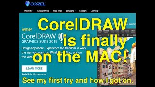 First Look at CorelDraw 2019 for the Mac [upl. by Romalda191]