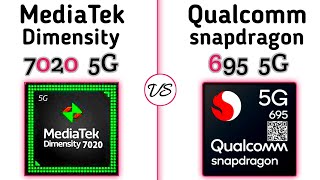 Snapdragon 695 vs Dimensity 7020  whats a better For Gaming  TechToBD [upl. by Ehr]