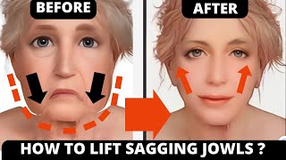 🛑 CHISELED JAWLINE EXERCISE  LIFT SAGGY SKIN JOWLS FIX JOWLS  FULL COLLECTION [upl. by Gniw]