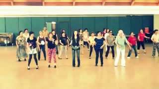 LONG BLACK TRAIN  LINE DANCE  BEGINNER  MUSIC BY JOSH TUNER [upl. by Aineles]