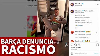 BARCELONA denuncia RACISMO a ILAIX MORIBA en redes  DIARIO AS [upl. by Christy]