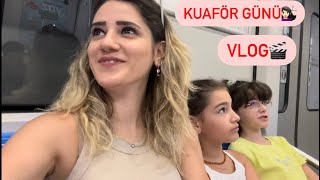 KUAFÖR GÜNÜ💇🏻‍♀️YOLCULUK ELTİME✈️AİLECEK KADIKÖY🛥️KIZKIZA MARİNA😍SAÇ DÜZLEŞTİRİCİ ALDIM🥳CVLOG [upl. by Ayrotal]