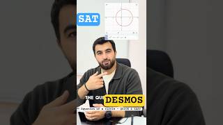 Learn the easiest and fastest way to find the radius of a circle Using Desmos Calculator 🎯 [upl. by Amle]