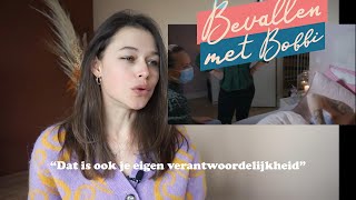 Bevallen met Bobbi Doula reageert  Thuisbevalling  badbevalling  vliezen breken [upl. by Mears602]