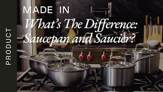 Whats The Difference Between Saucepan and Saucier  Made In Cookware [upl. by Thomajan]