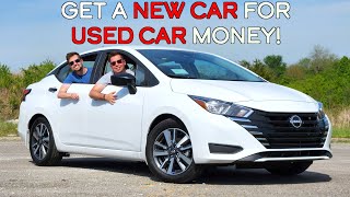 UNDER 16000  The 2023 Nissan Versa is the CHEAPEST New Car in America [upl. by Schoening]