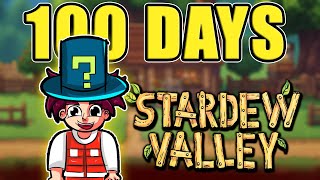 I Played 100 Days Of Stardew Valley As a BEGINNER [upl. by Eelnayr]