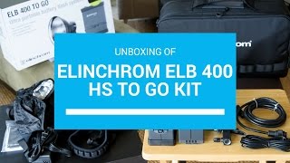 2016 Elinchrom ELB 400 One HS To Go Kit Unboxing [upl. by Harshman]