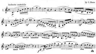 Etude No 1 from 32 Etudes for the Clarinet by Cyrille Rose [upl. by Edyaj]