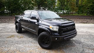 33 inch or 35 inch tires WHY NOT A 34quot TIRE 31570R17 on a LEVELED 2015 Toyota Tundra [upl. by Samuela]