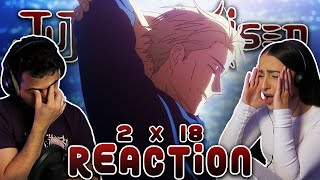 ABSOLUTELY SHATTERED 😭💔 Jujutsu Kaisen 2x18 REACTION  quotRight and Wrongquot [upl. by Lot626]