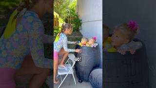 Like herding cats and dogs 🤦🏼‍♀️ kids funny parenting icequeen coldplunge prank dadlife [upl. by Naylor]