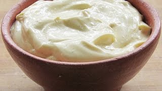 Homemade Mayonnaise In 1 Minute  How To Make Mayonnaise With An Immersion Blender  Nisa Homey [upl. by Johathan557]