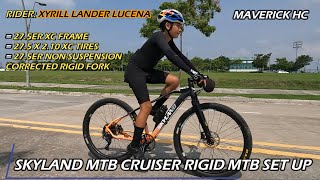 Bikecheck sa SKYLAND MTB CRUISER Rigid MTB ni Xyrill Lander Lucena [upl. by Hiller83]