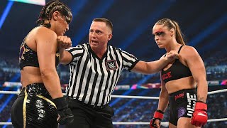 Full Match Ronda Rousey vs Shayna Baszler [upl. by Enrev]