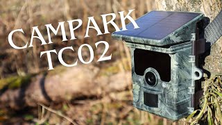 Campark TC02 Solar Trail Cam Review and Compilation [upl. by Atiniuq]