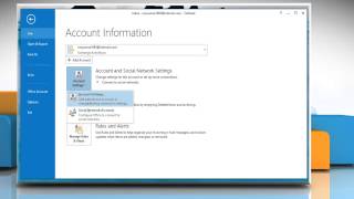 How to check Hotmail account with Microsoft® Outlook 2013 in Windows® 81 [upl. by Ide]