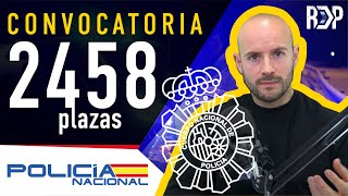 ⚠️👮🏻‍♂️CONVOCATORIA POLICÍA NACIONAL 2023  ESCALA BÁSICA 👮🏻‍♂️⚠️ 2458 PLAZAS [upl. by Wynnie]