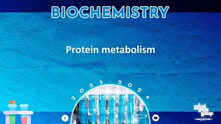 Revision L21Protein metabolism 1amino acid pooloxidative deamination of amino acidsBiochemistry [upl. by Glassco218]