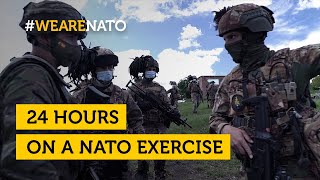 24 hours on a NATO exercise [upl. by Nilorac]