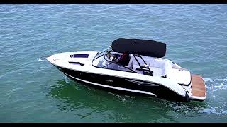 2019 Sea Ray SLX 250  Sea Trial Drone Footage  Greystones Ireland [upl. by Aiek]