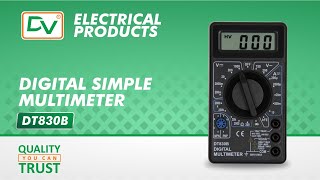 DT830B Digital Simple Multimeter [upl. by Cleavland]