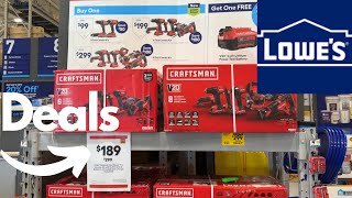 Lowes Crazy Clearance Deals and Tool Sale January 2024 [upl. by Joachima186]