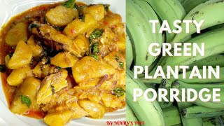 Tasty Twist Healthy Green Plantain Porridge plantainrecipe food [upl. by Eimrej]