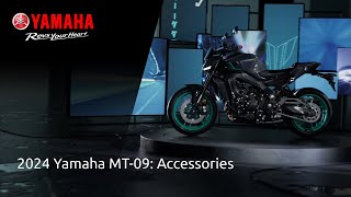 2024 Yamaha MT09 Accessories [upl. by Weiman]