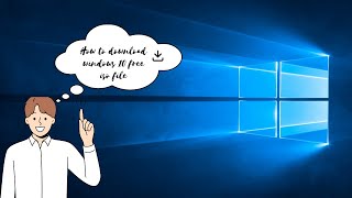 How to download windows 10 ISO file free from Microsoft Offical website [upl. by Aronson]