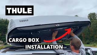 How to Install a THULE Cargo Box [upl. by Fitalludba324]