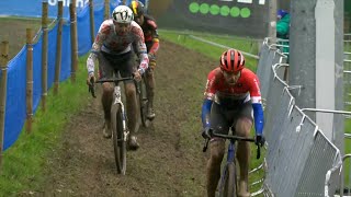 Cyclocross Brussels Men Elite 50fps 18 Feb 2024 [upl. by Neelrahs264]