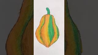 easy papaya drawing beautiful drawing art [upl. by Anna-Maria]