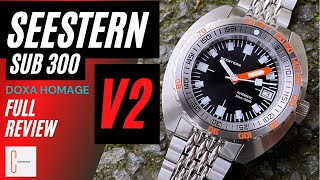 V2 Seestern SUB 300 Doxa Homage watch Full Review What’s new and how does it compare HD [upl. by Fitzpatrick]