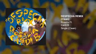 ROSALÍA Cardi B  DESPECHÁ RMX Clean Version [upl. by Jeniece567]