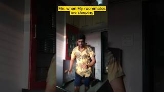 Me and my roommate part 2 shorts comedy meetakashn [upl. by Azral]