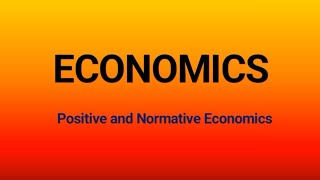 Economics positive and normative economics [upl. by Lorrie]